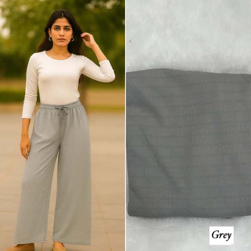 Sabella Textured  Palazzo catalog comfort lady pants wholesale price