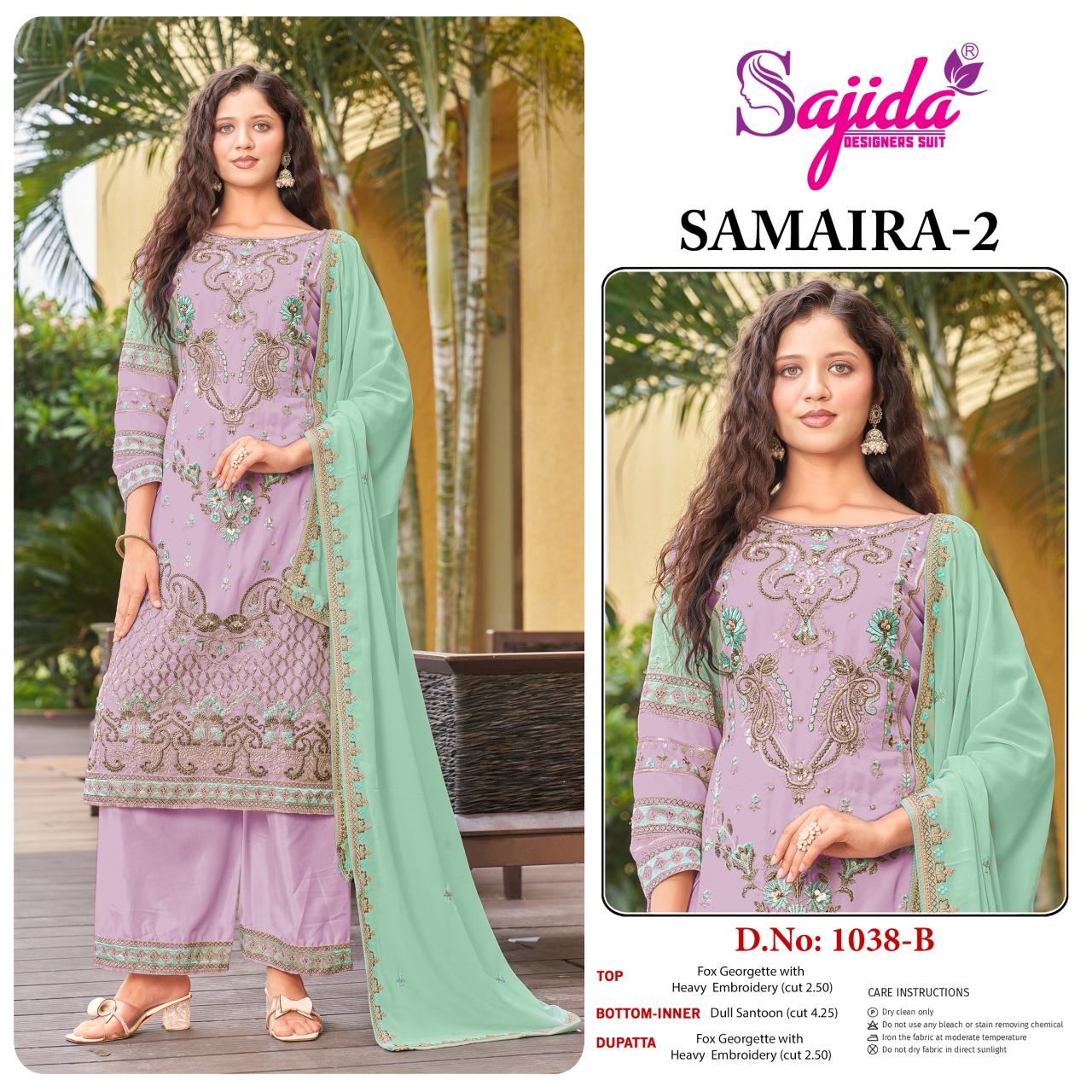 Sajida Samiar vol 2 catalog fashid wholesale pakistani suit