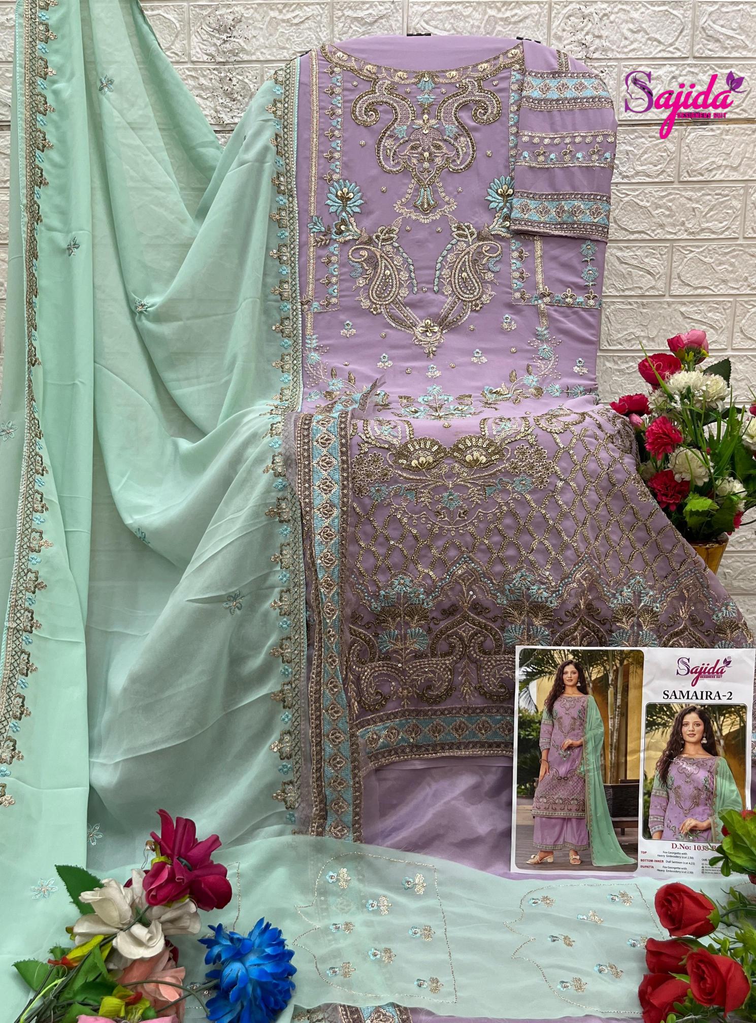 Sajida Samiar vol 2 catalog fashid wholesale pakistani suit