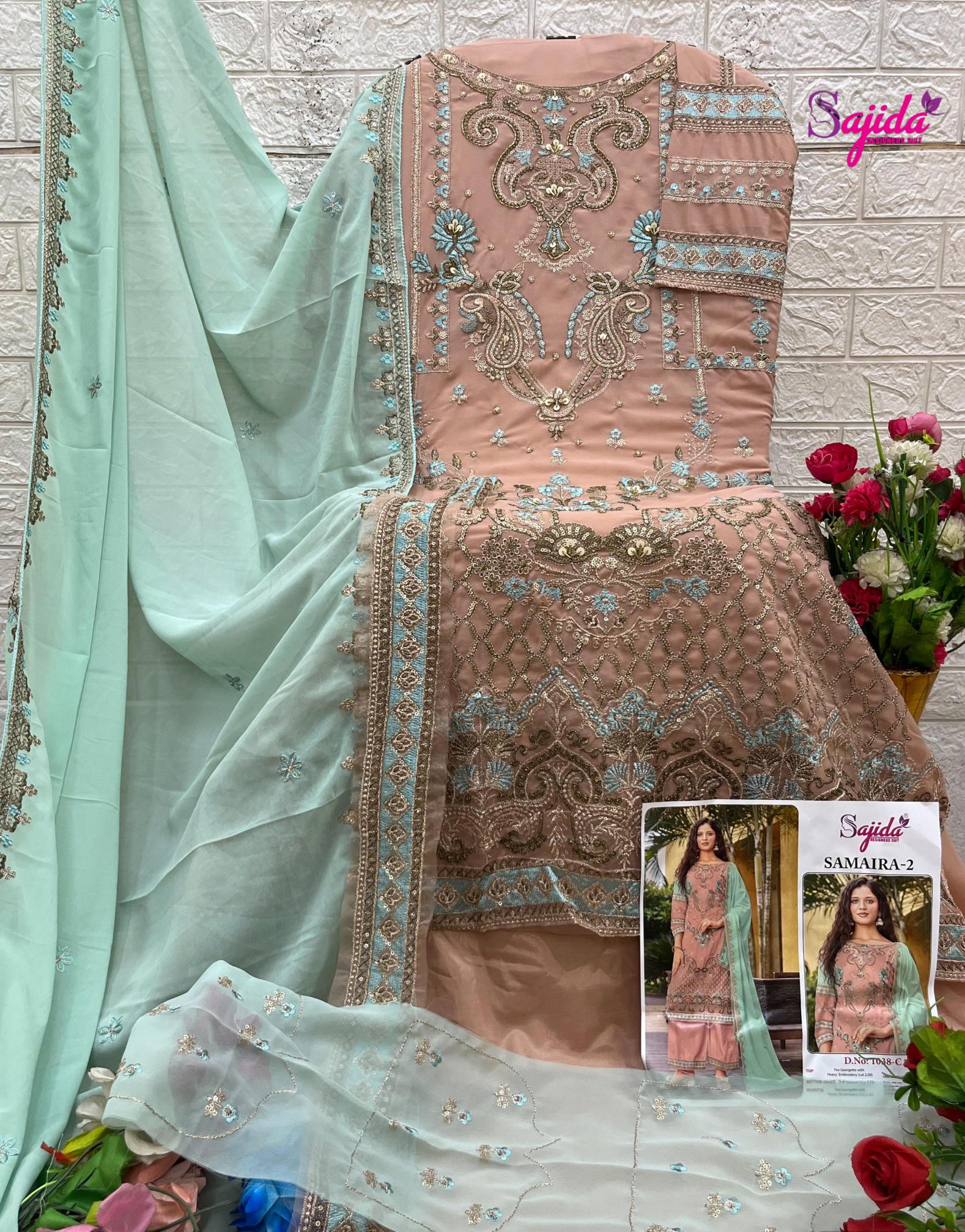 Sajida Samiar vol 2 catalog fashid wholesale pakistani suit