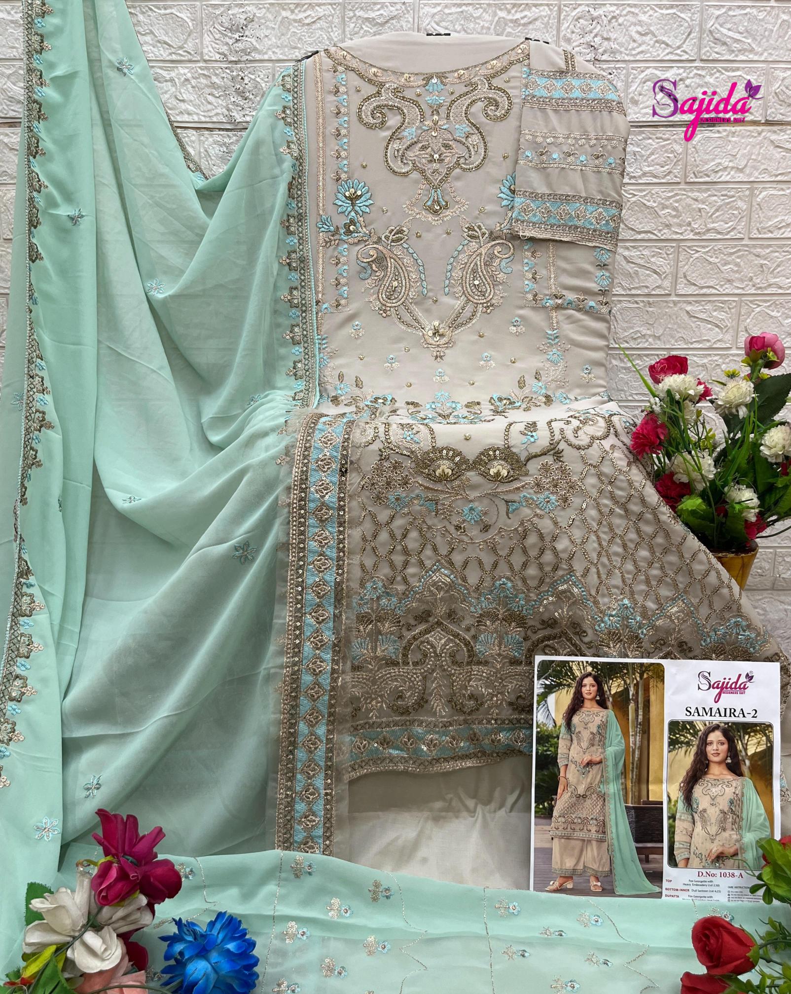 Sajida Samiar vol 2 catalog fashid wholesale pakistani suit
