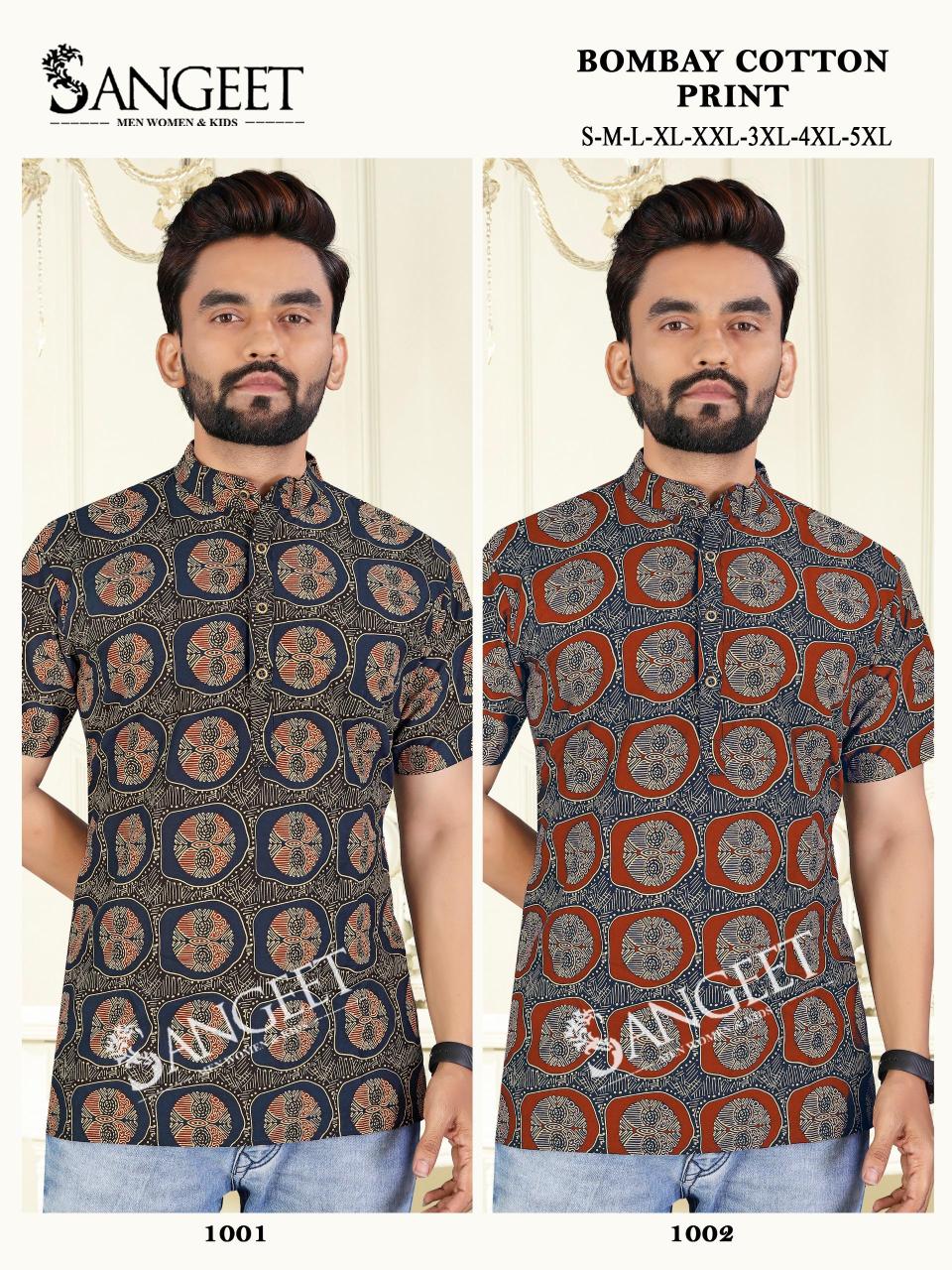 Sangeet Bombay Cotton Print vol 2 catalog wholesale mens t shirts