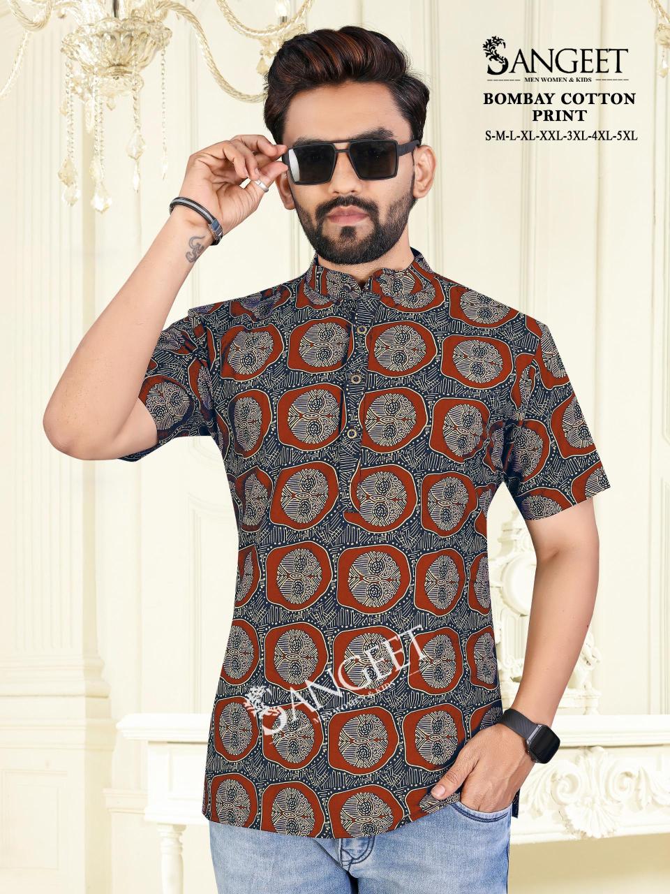 Sangeet Bombay Cotton Print vol 2 catalog wholesale mens t shirts