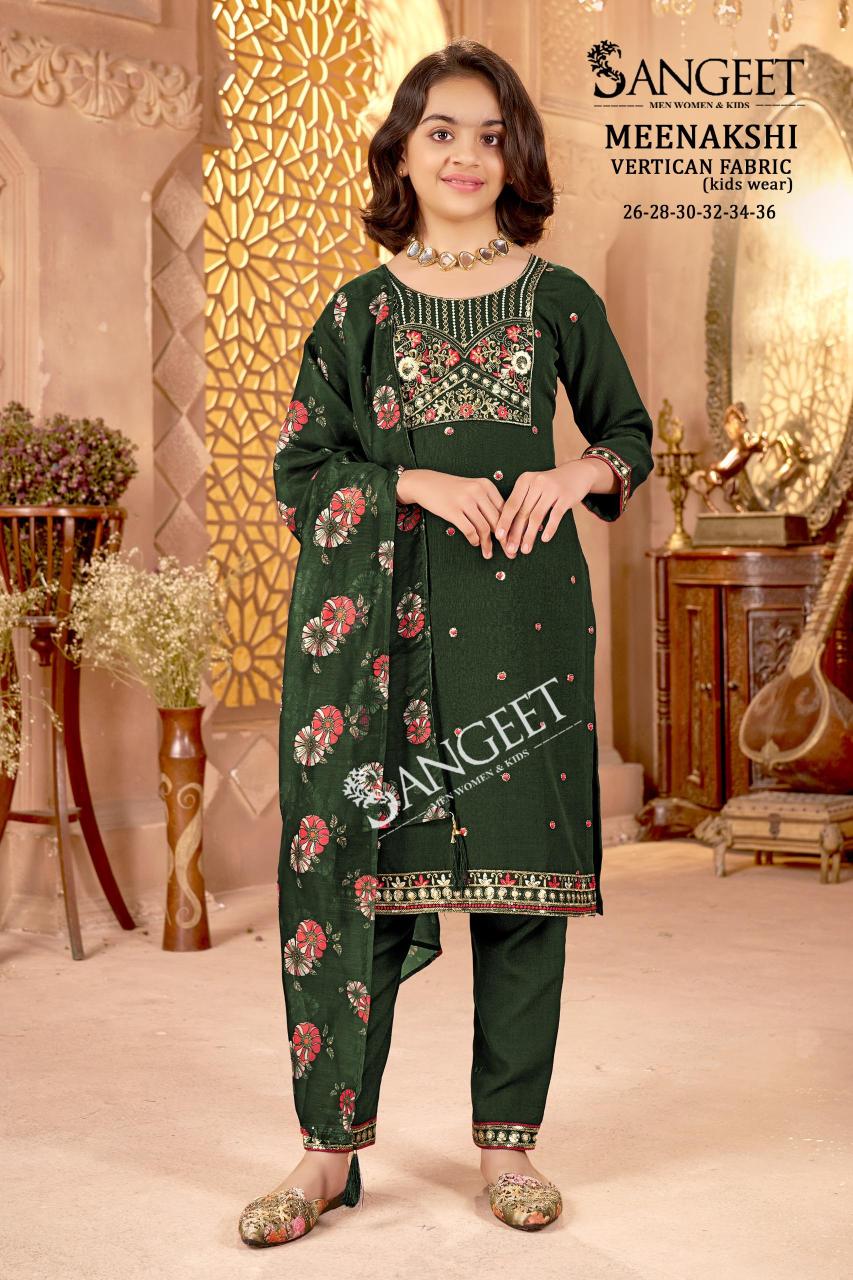 Sangeet Meenakshi catalog kids wear kurti 