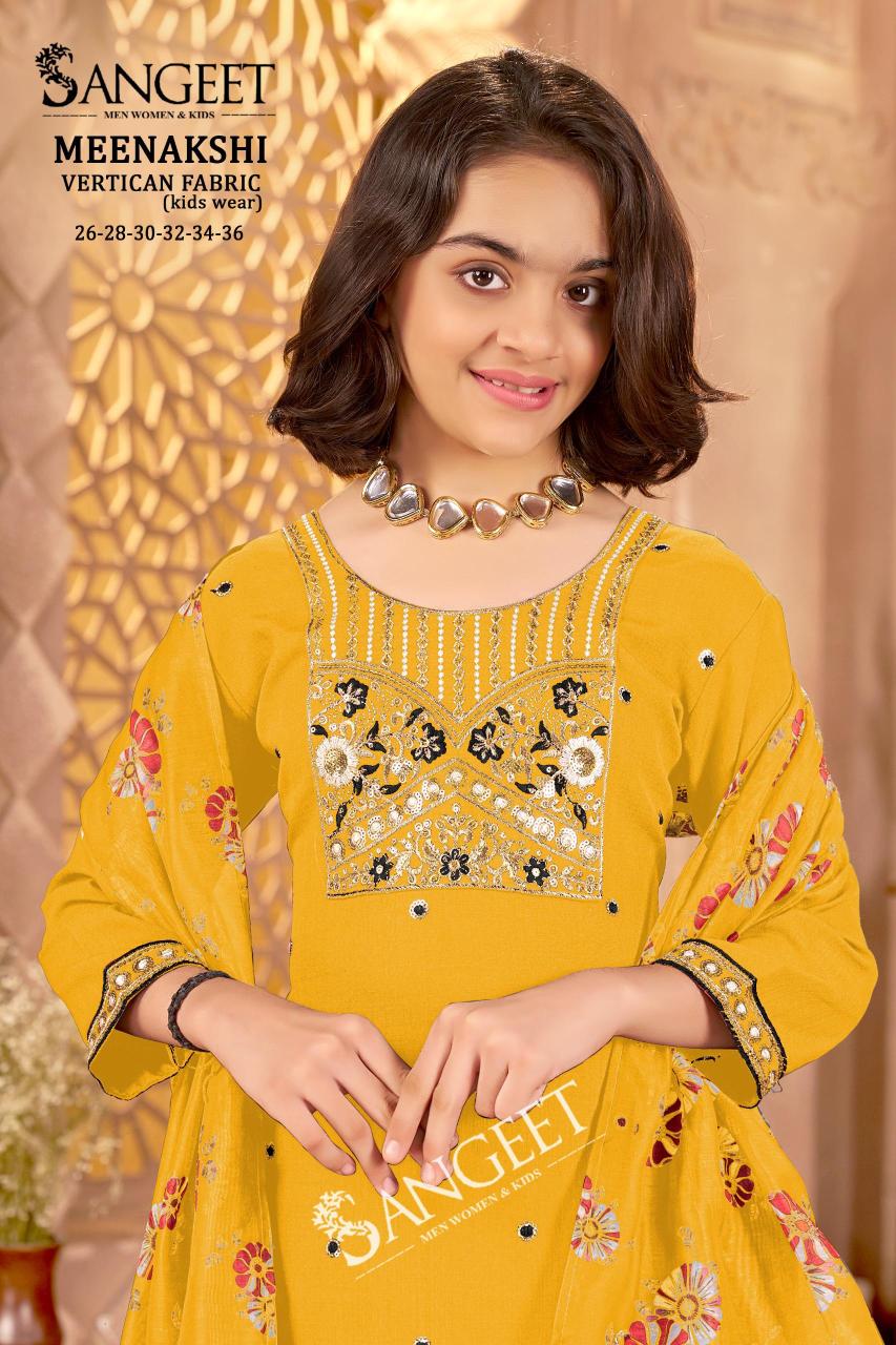 Sangeet Meenakshi catalog kids wear kurti 