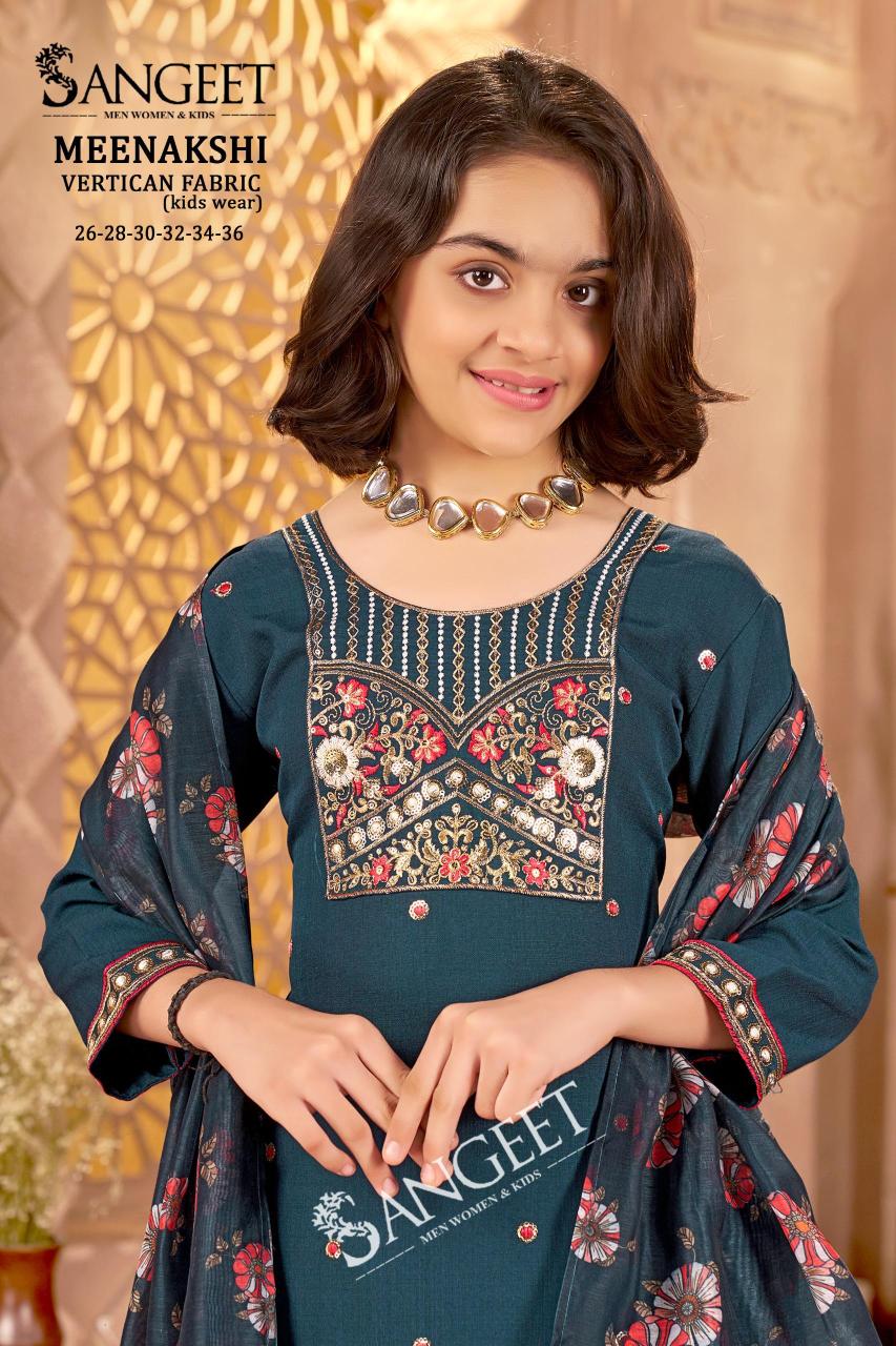 Sangeet Meenakshi catalog kids wear kurti 