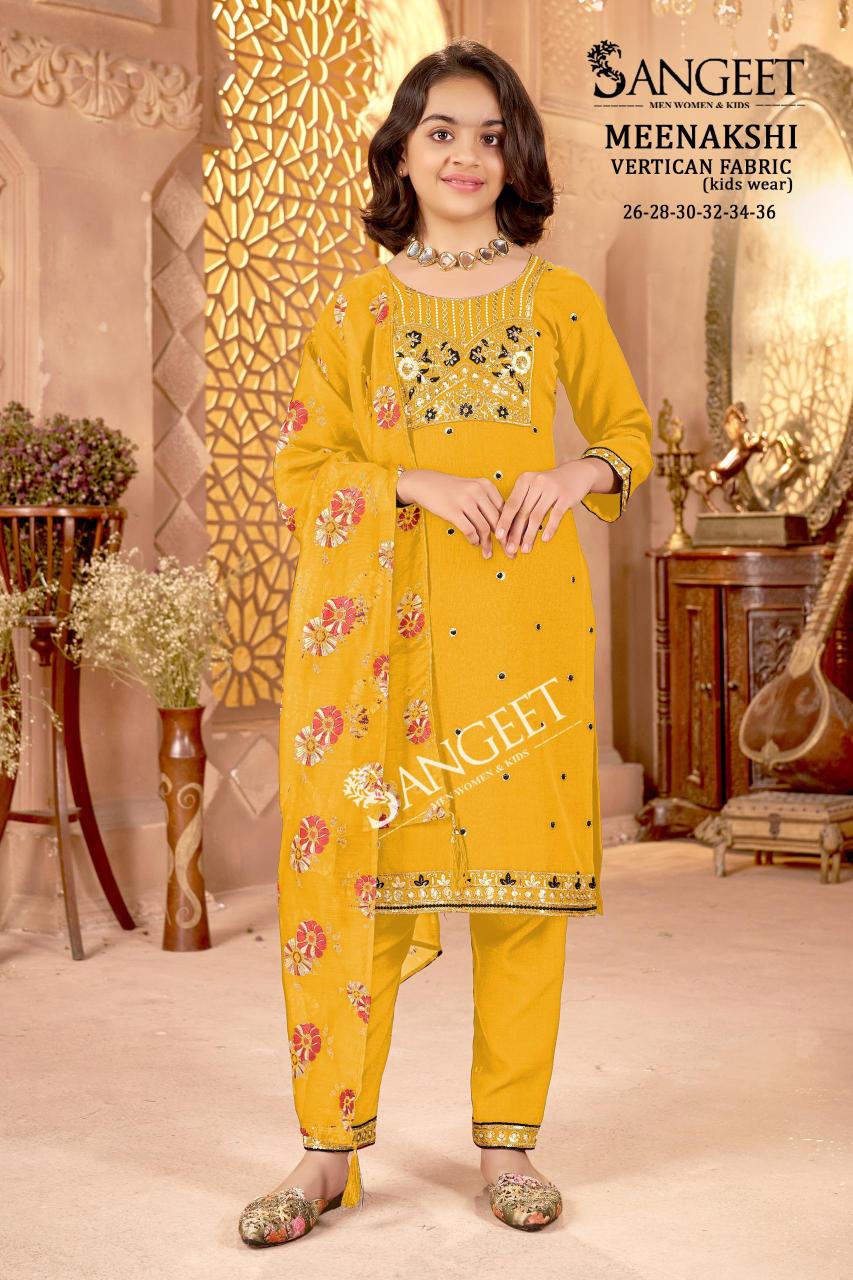 Sangeet Meenakshi catalog kids wear kurti 