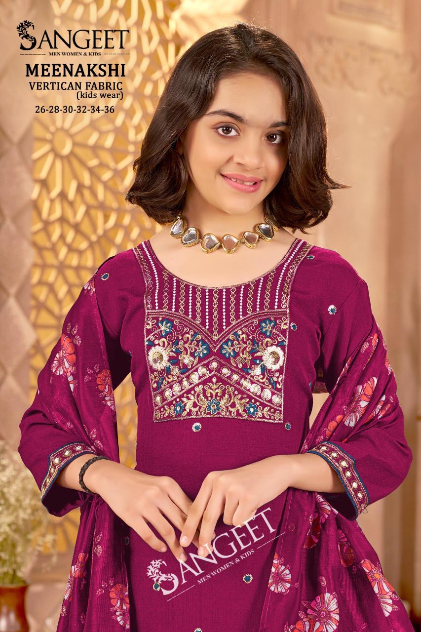Sangeet Meenakshi catalog kids wear kurti 