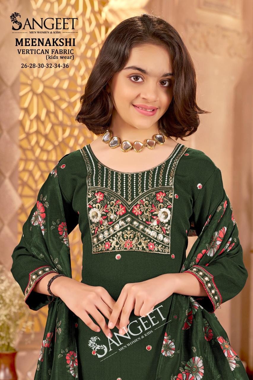 Sangeet Meenakshi catalog kids wear kurti 