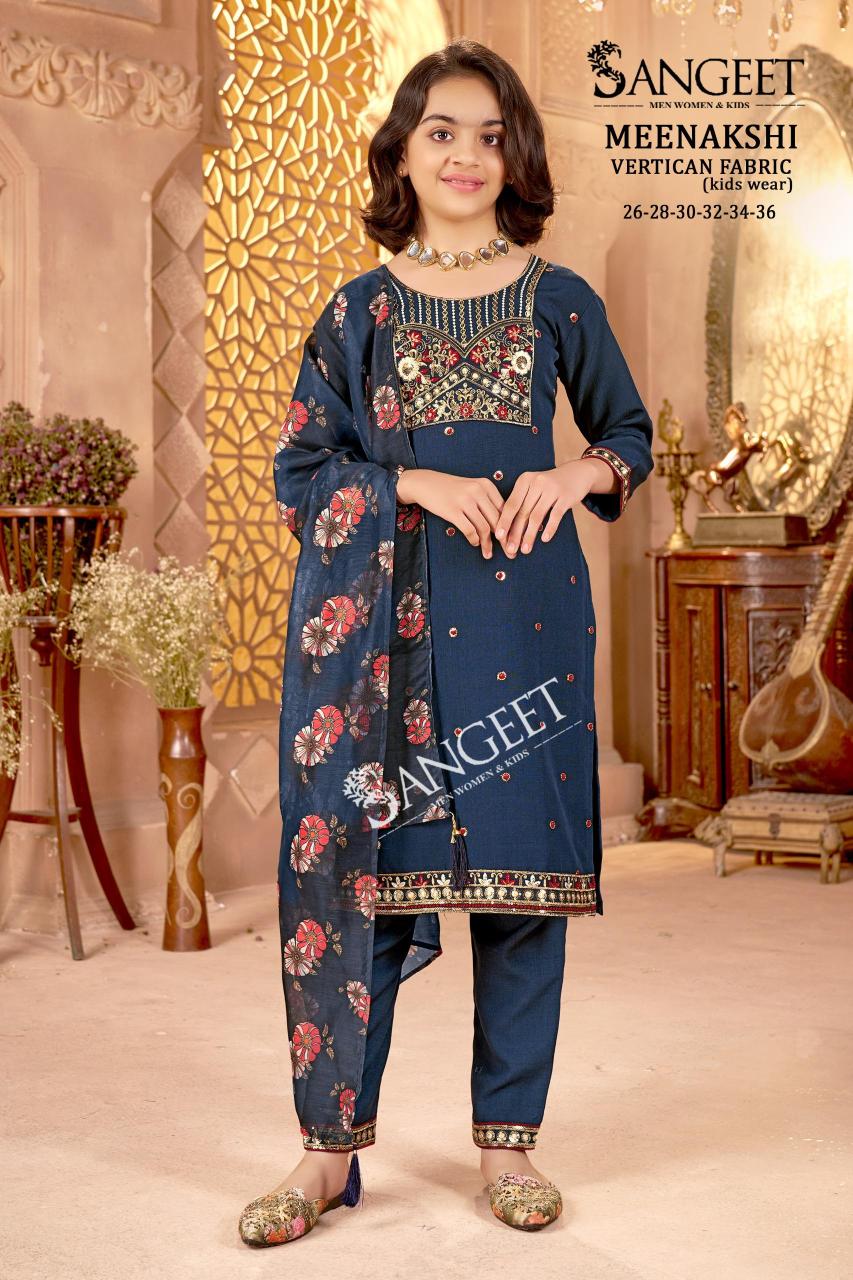Sangeet Meenakshi catalog kids wear kurti 