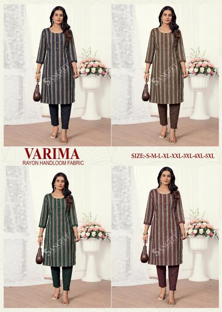 Sangeet Varima vol 1 catalog cheap kurtis in surat