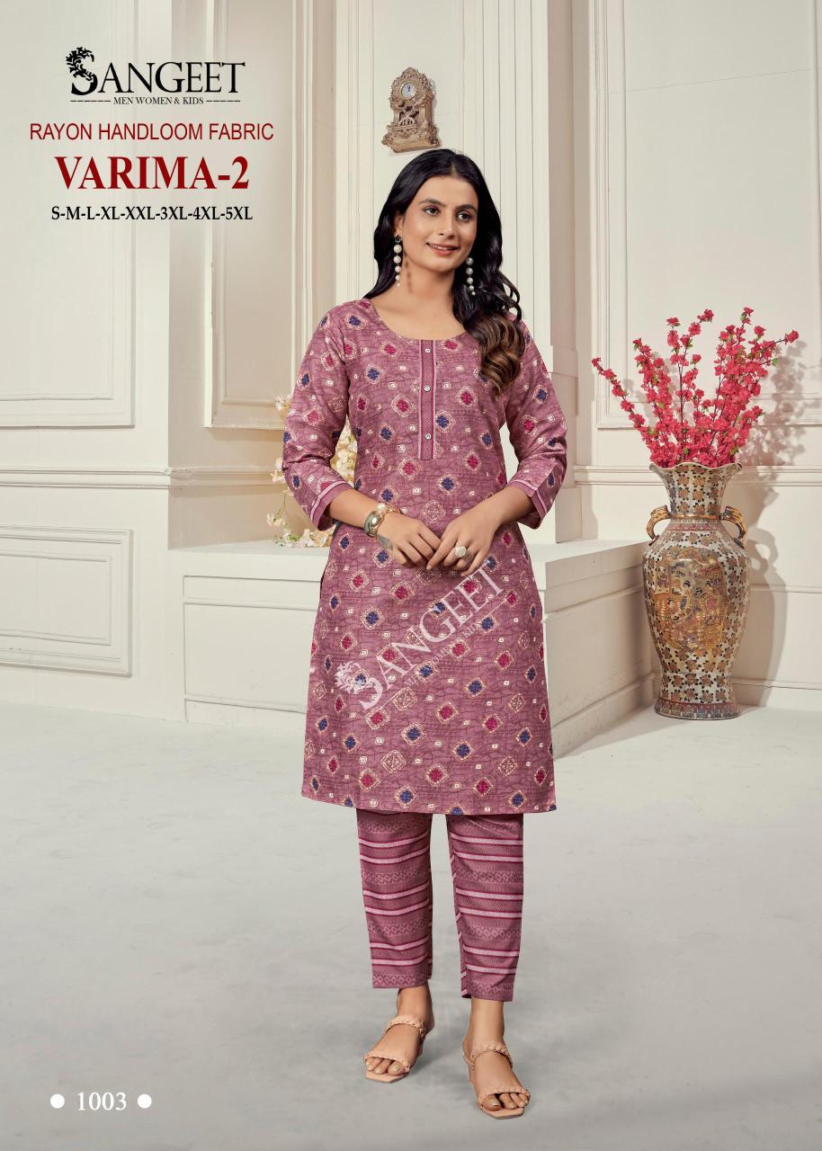 Sangeet Varima Vol 2 catalog best kurti manufacturere in surat