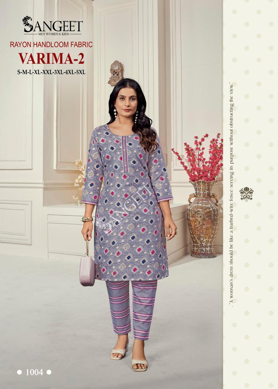 Sangeet Varima Vol 2 catalog best kurti manufacturere in surat