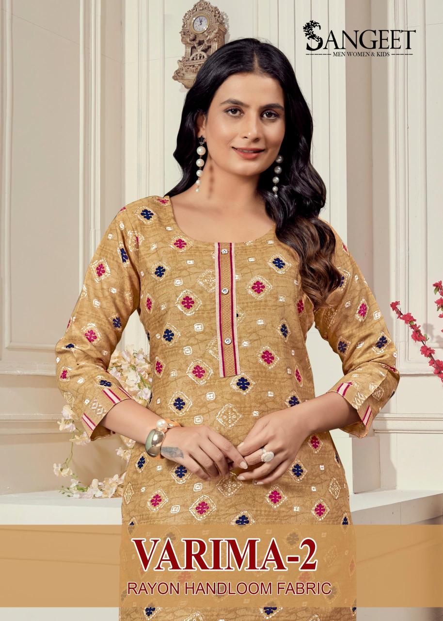 Sangeet Varima Vol 2 catalog best kurti manufacturere in surat
