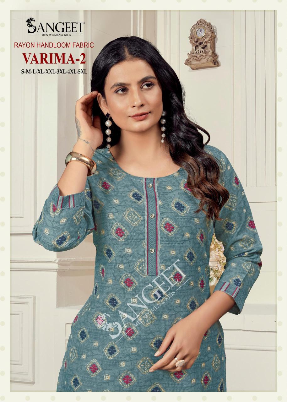 Sangeet Varima Vol 2 catalog best kurti manufacturere in surat