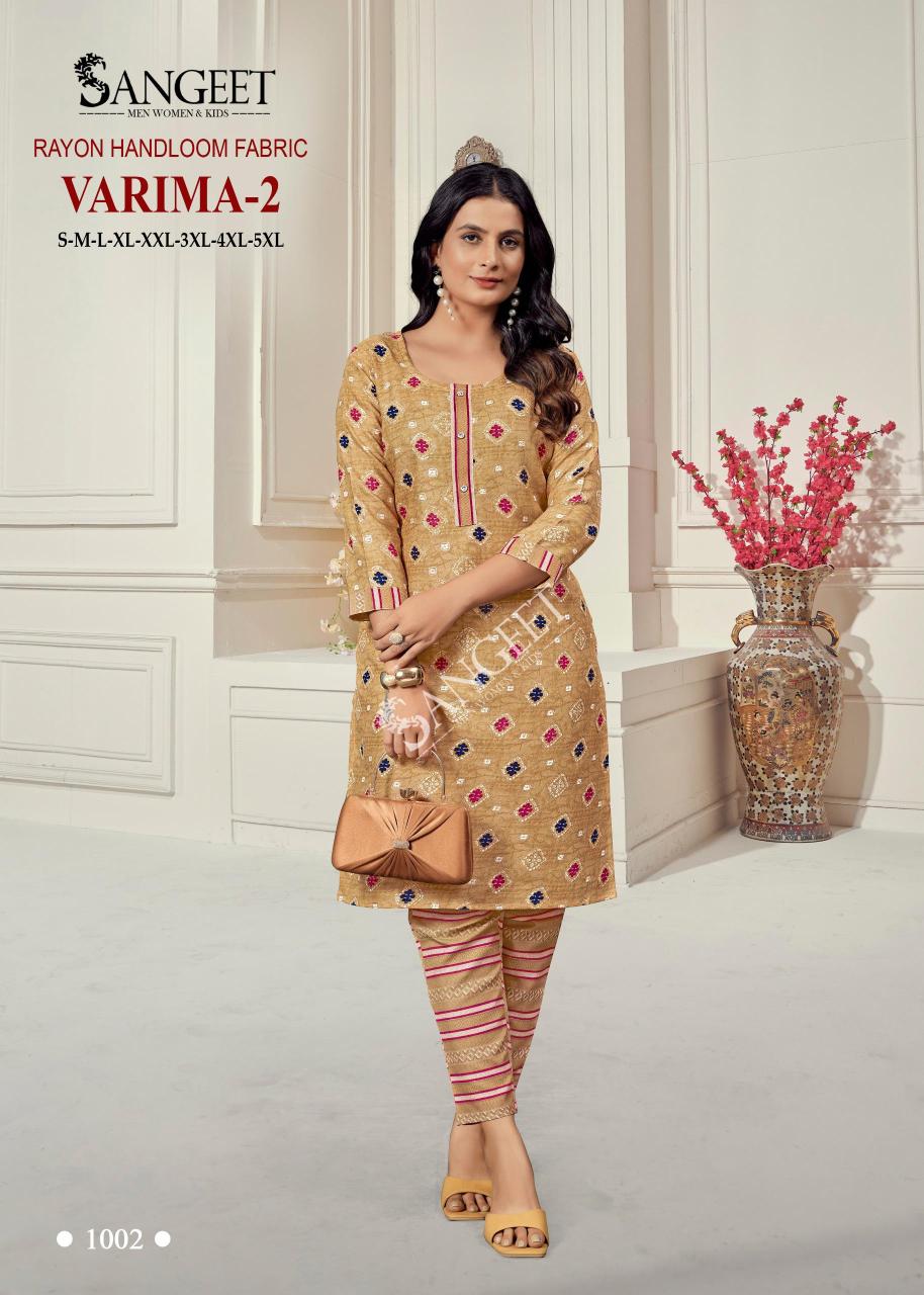 Sangeet Varima Vol 2 catalog best kurti manufacturere in surat