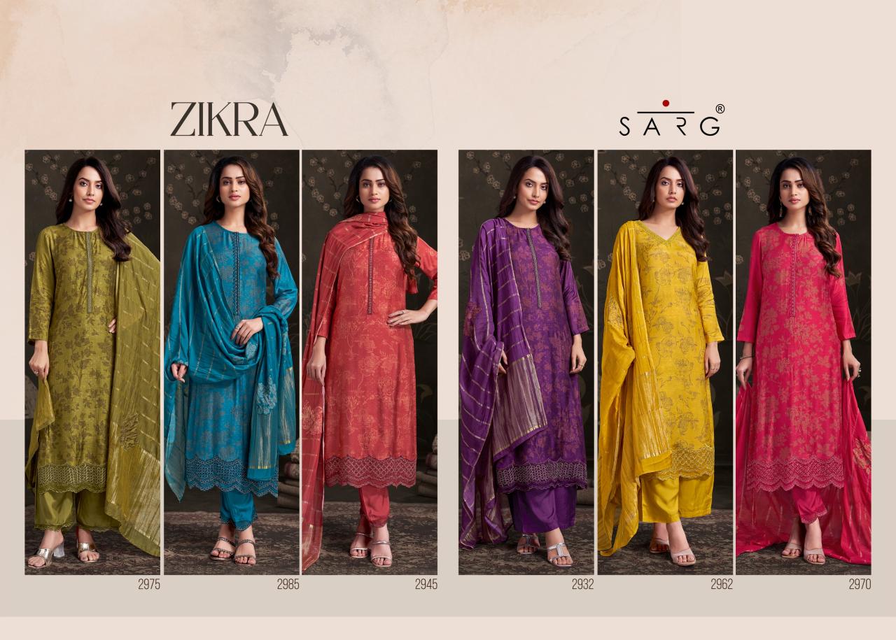 Sarg Zikra catalog indian salwar kameez wholesale online