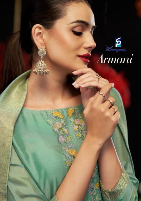 Sargam Armani catalog wholesale dress material market in dadar