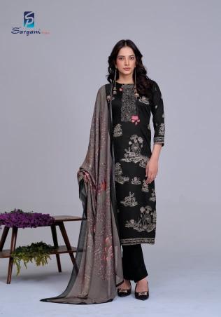 Sargam Lotus catalog designer dress materials in mumbai wholesale