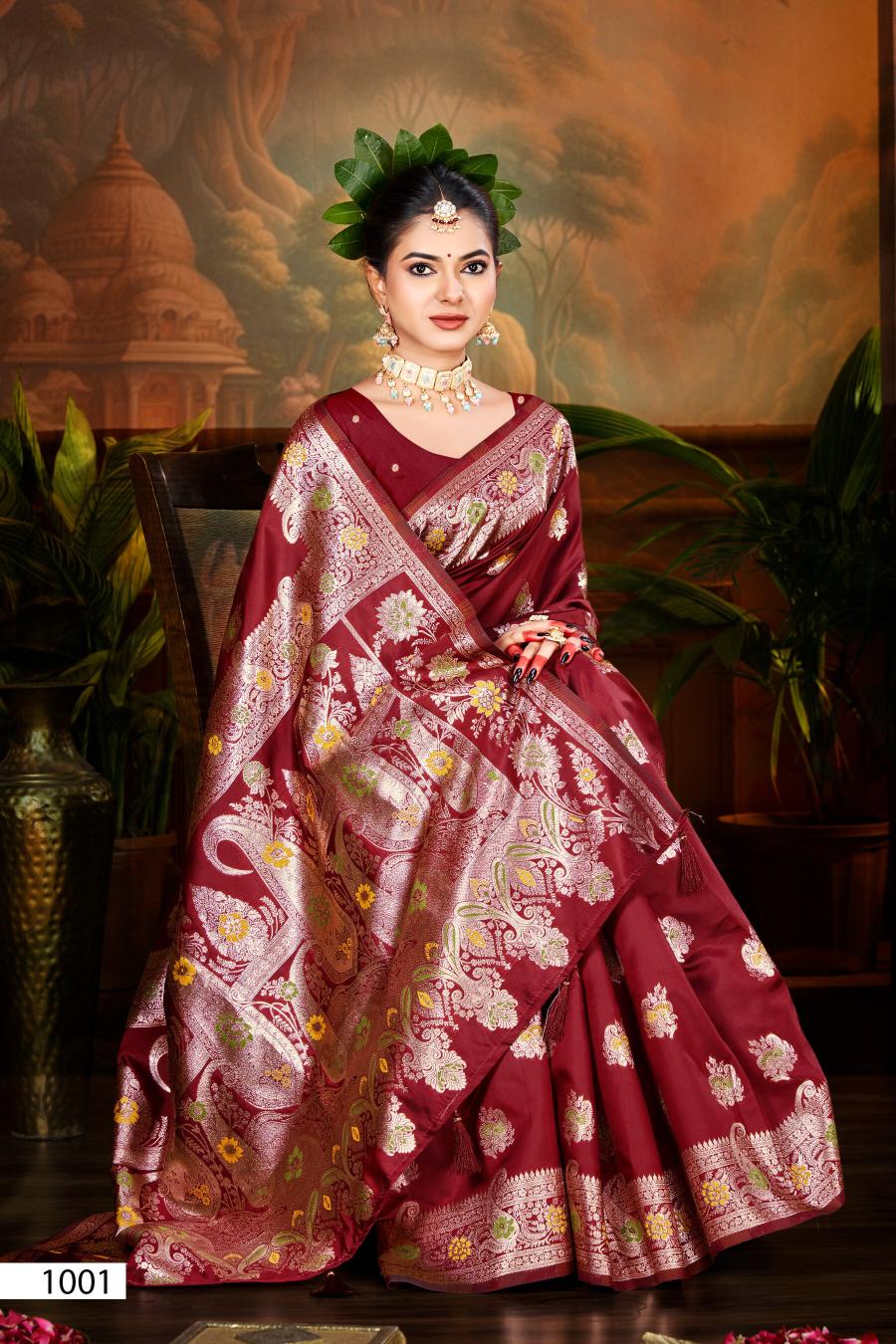 Saroj Pushpam silk vol.1 50*600 silk saree in surat with price wholesale