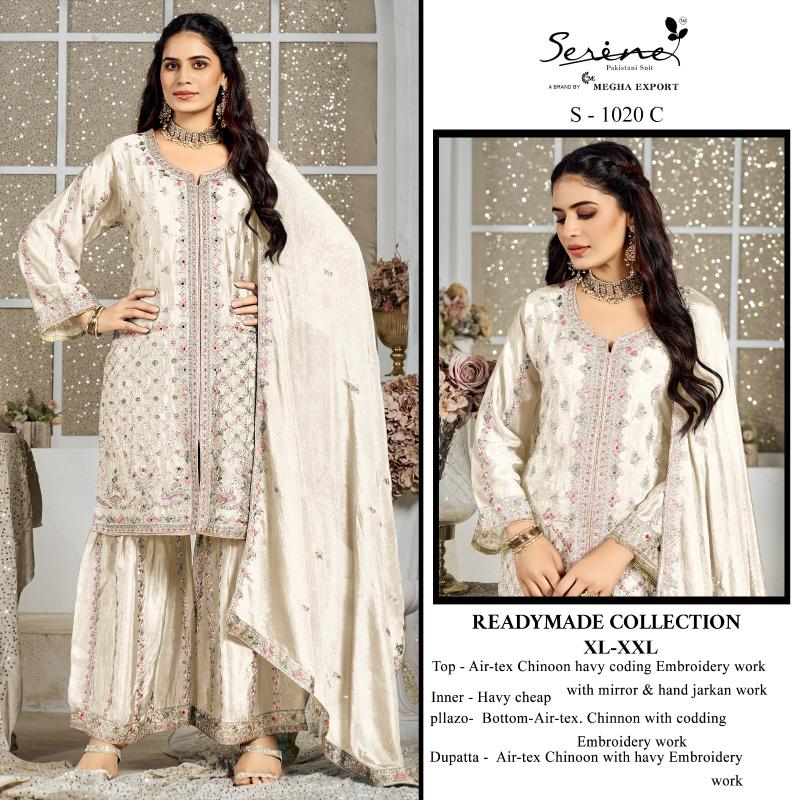 Serine S 1020 catalog pakistani readymade suits wholesale