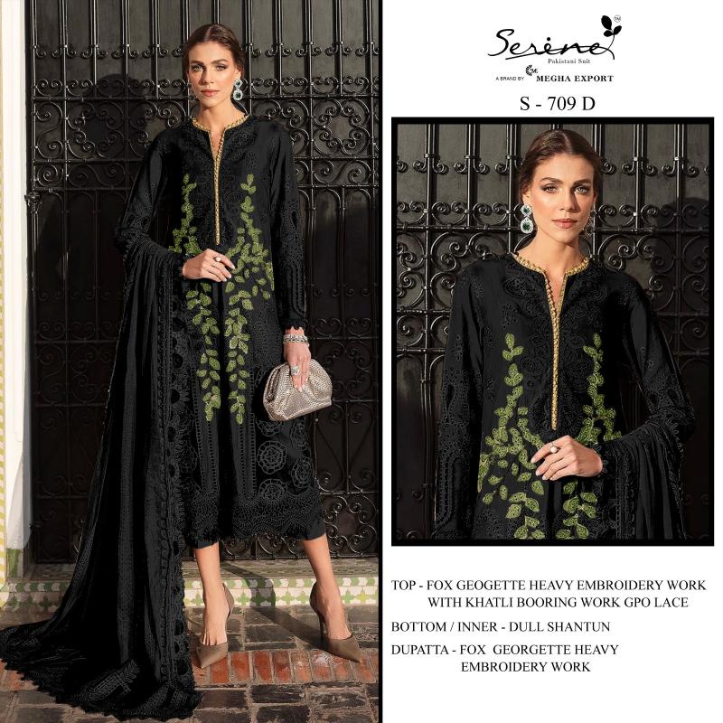 Serine S 709 catalog wholesale pakistani suits india