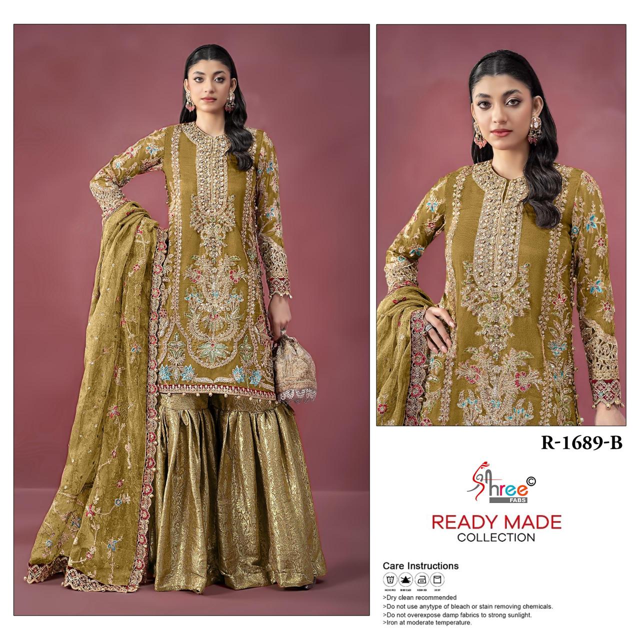 Shree Fabs 1689 catalog wholesale market pakistani suit