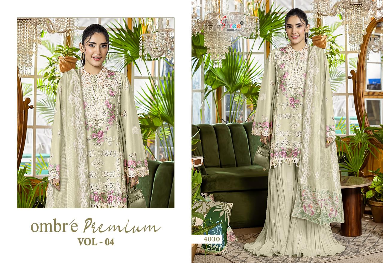 Shree Fabs Ombre premium vol 4 catalog pakistani brand salwar suit wholesaler