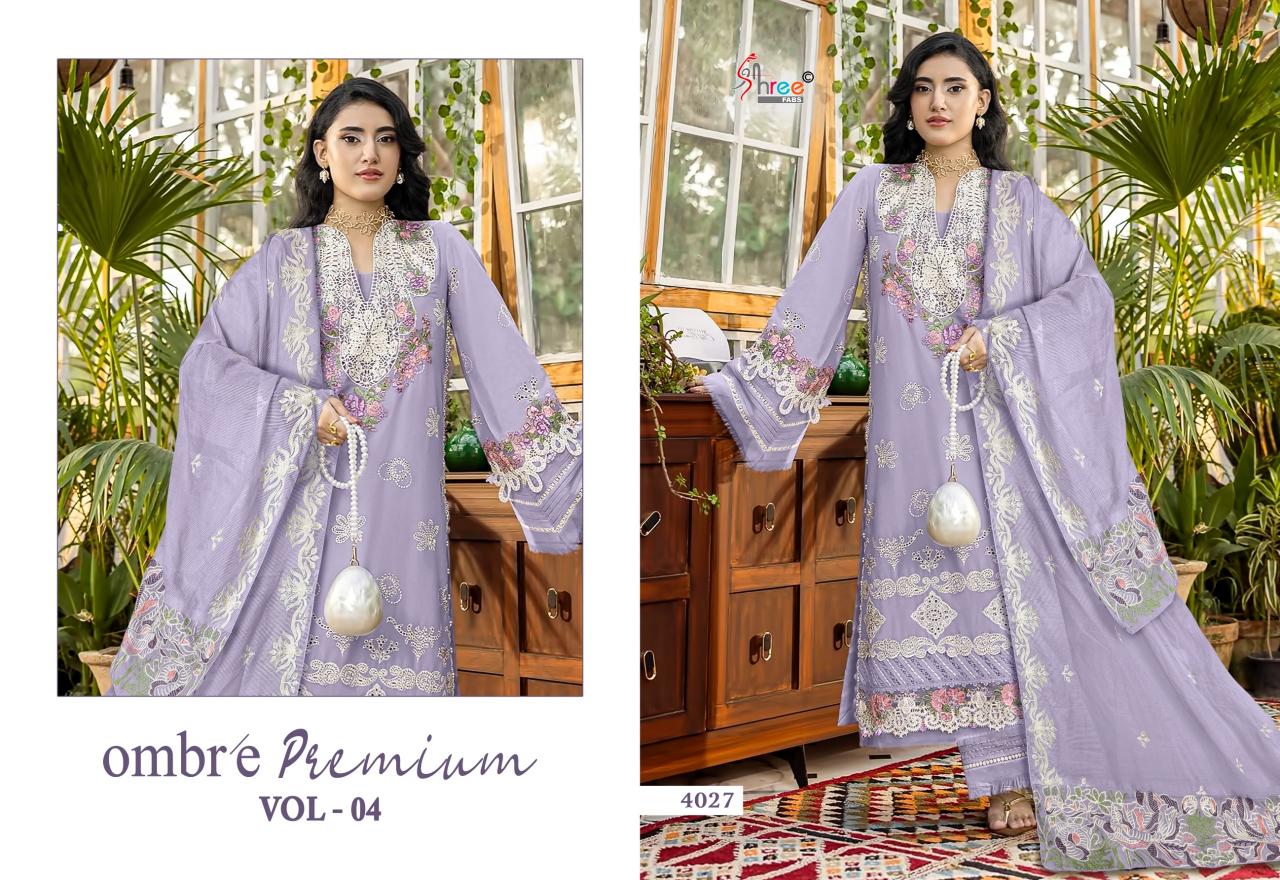 Shree Fabs Ombre premium vol 4 catalog pakistani brand salwar suit wholesaler