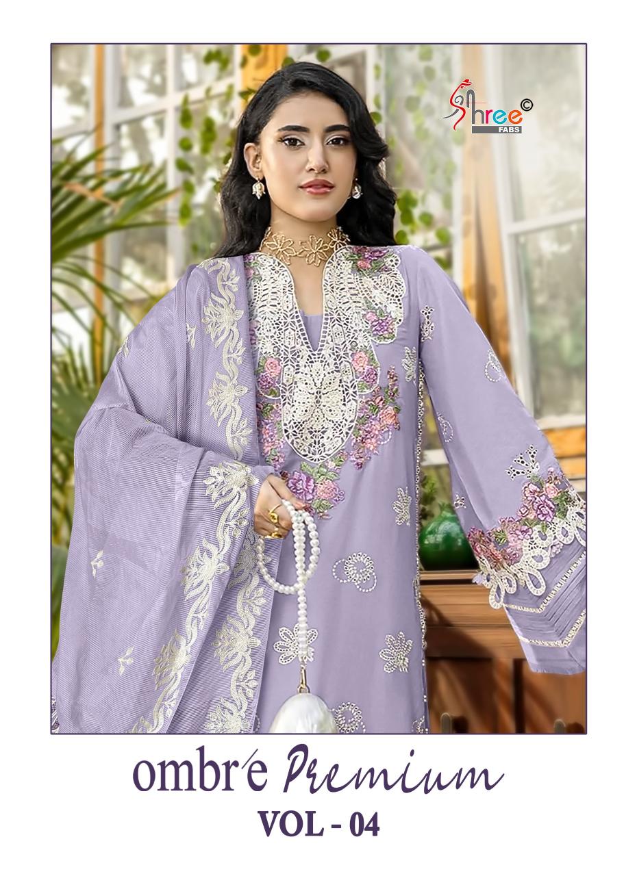 Shree Fabs Ombre premium vol 4 catalog pakistani brand salwar suit wholesaler