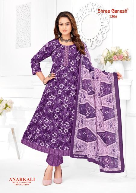 Shree Ganesh Zeenat Vol-3 – Anarkali Style Kurti Pant With Dupatta - Wholesale Catalog