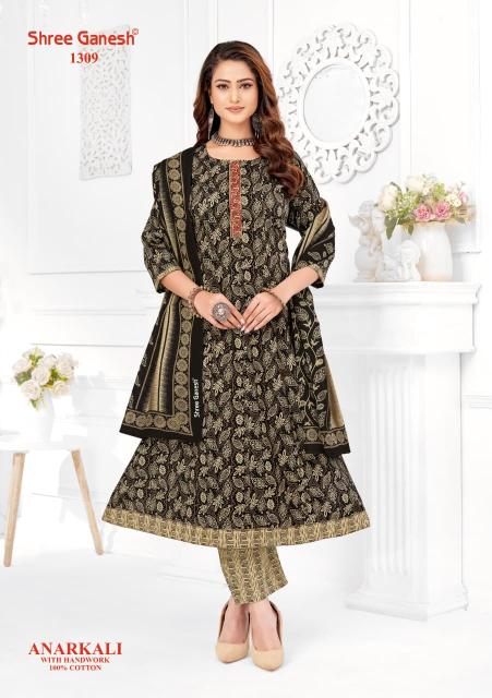 Shree Ganesh Zeenat Vol-3 – Anarkali Style Kurti Pant With Dupatta - Wholesale Catalog