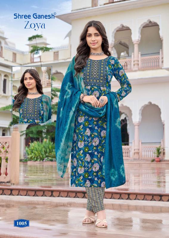 Shree Ganesh Zoya Vol-1 – Kurti Pant With Dupatta - Wholesale Catalog