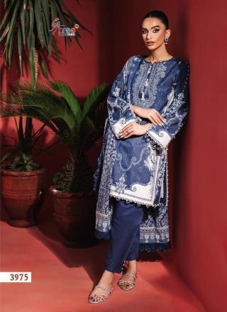 Shree Needle wonder premium lawn vol 2 Catalog Cotton Duppatta wholesale pakistani suites