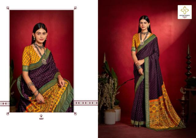 Shubh Shree Shristi catalog sarees in mangaldeep complex surat