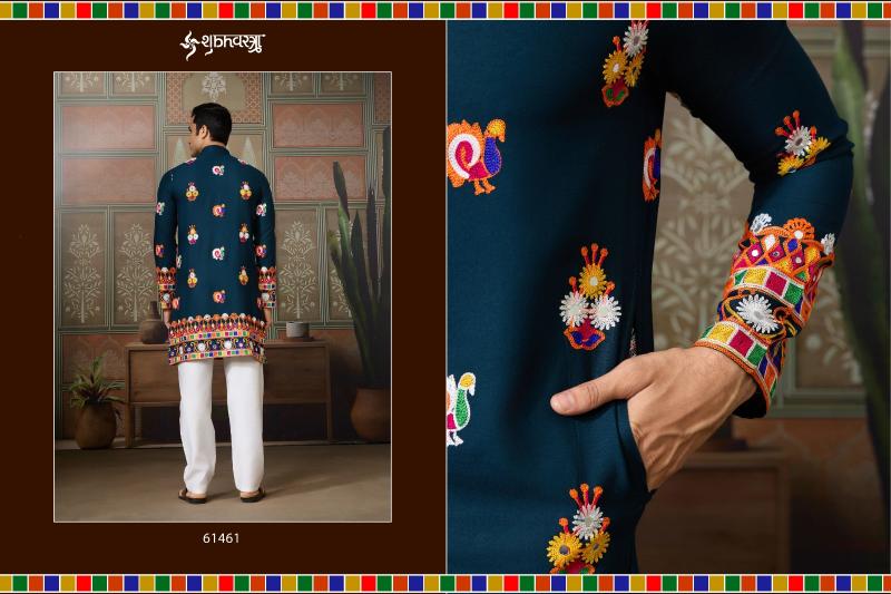 Shubhvastra Rajwadi Raas Vol 5 catalog mens kurta manufacturers in surat