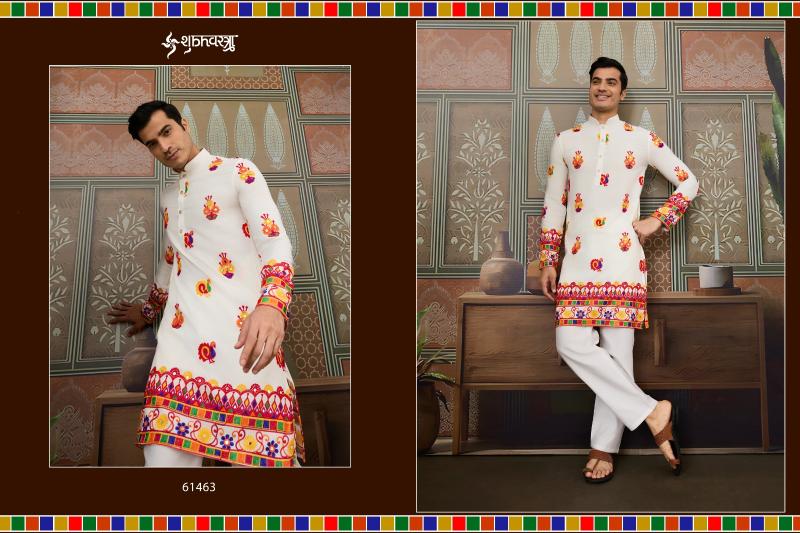 Shubhvastra Rajwadi Raas Vol 5 catalog mens kurta manufacturers in surat