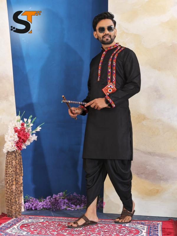 ST Cotton vol 1 catalog Navratri Mens kurta