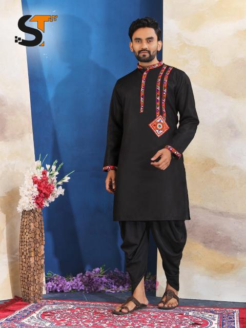 ST Cotton vol 1 catalog Navratri Mens kurta