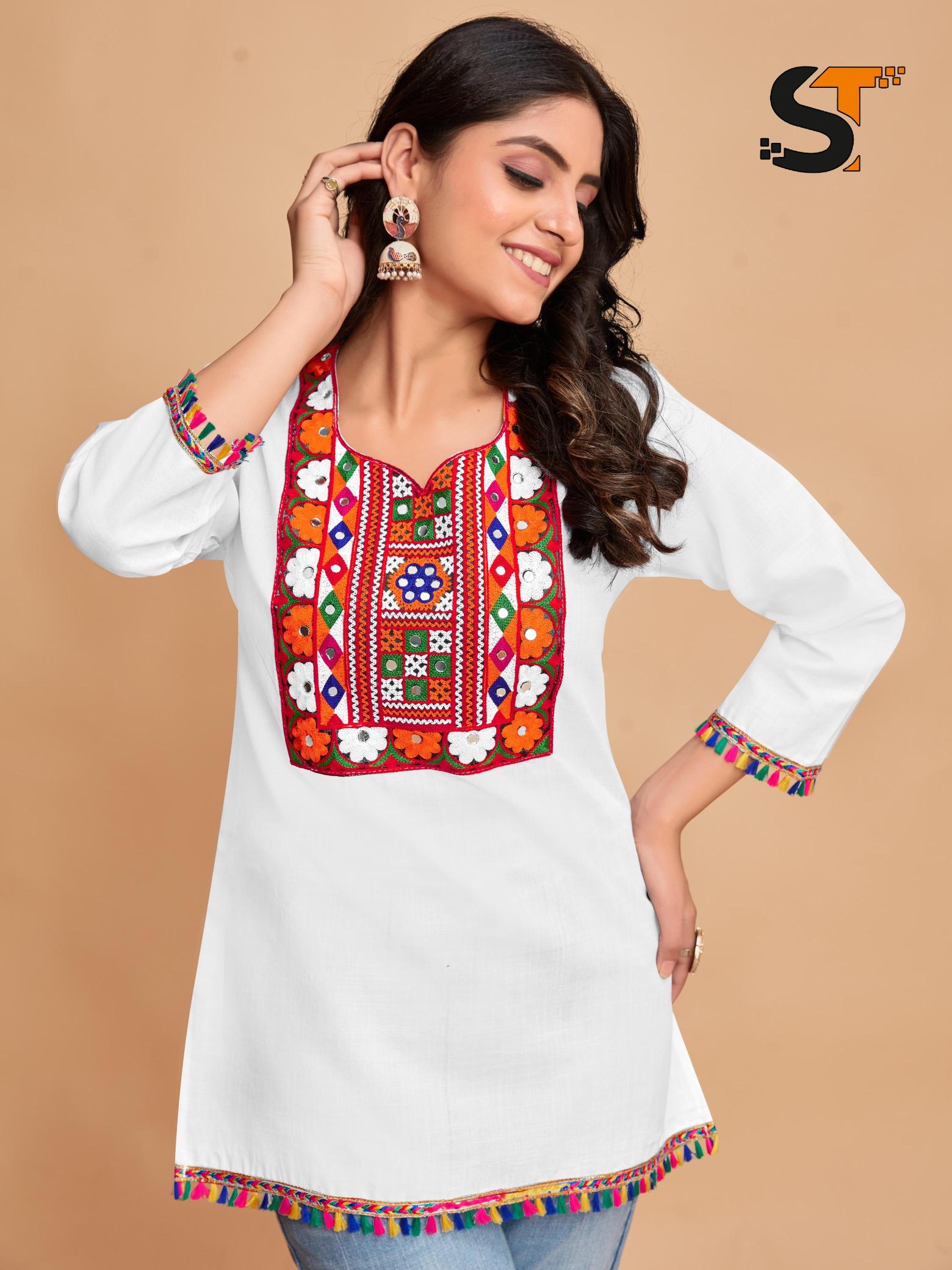 ST cotton vol 2 catalog ladeses kurti in surat