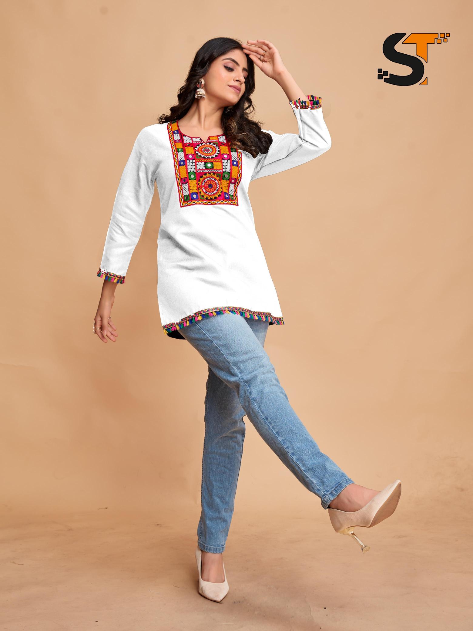 ST cotton vol 2 catalog ladeses kurti in surat