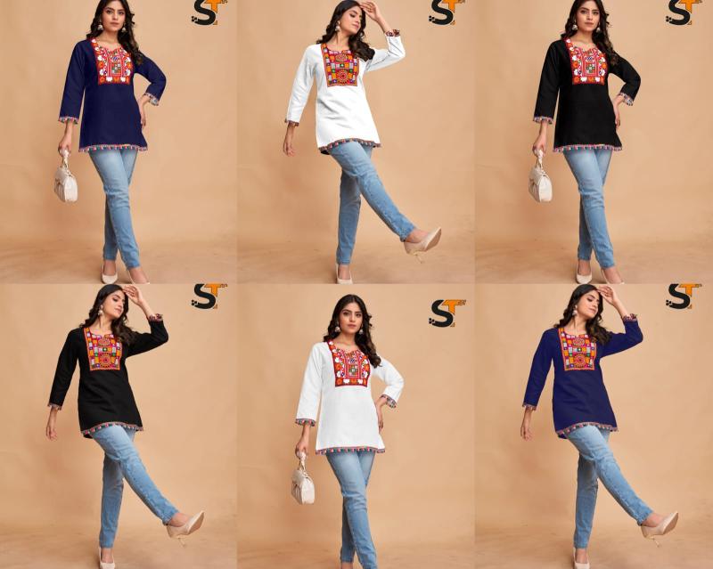 ST cotton vol 2 catalog ladeses kurti in surat