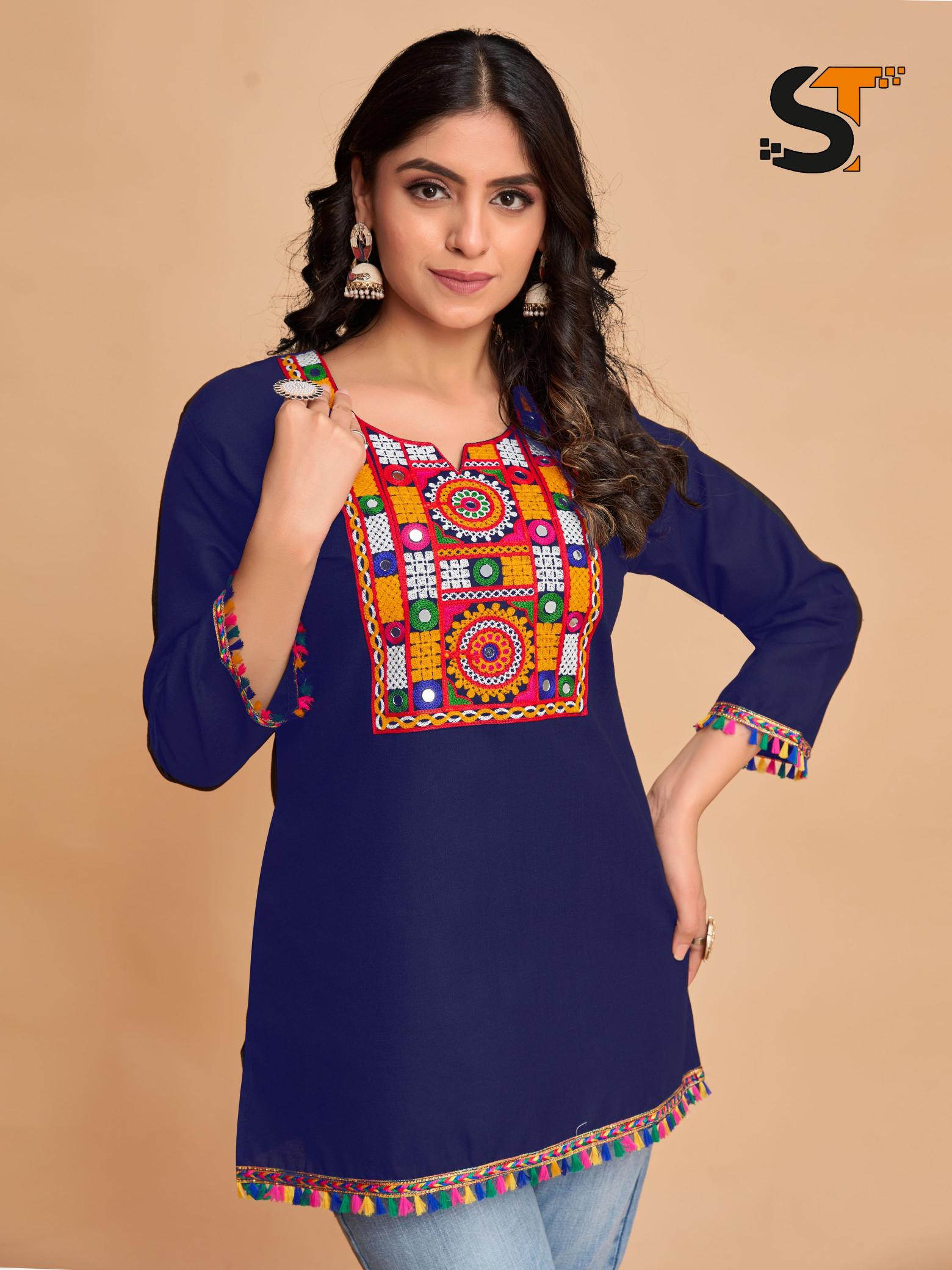 ST cotton vol 2 catalog ladeses kurti in surat