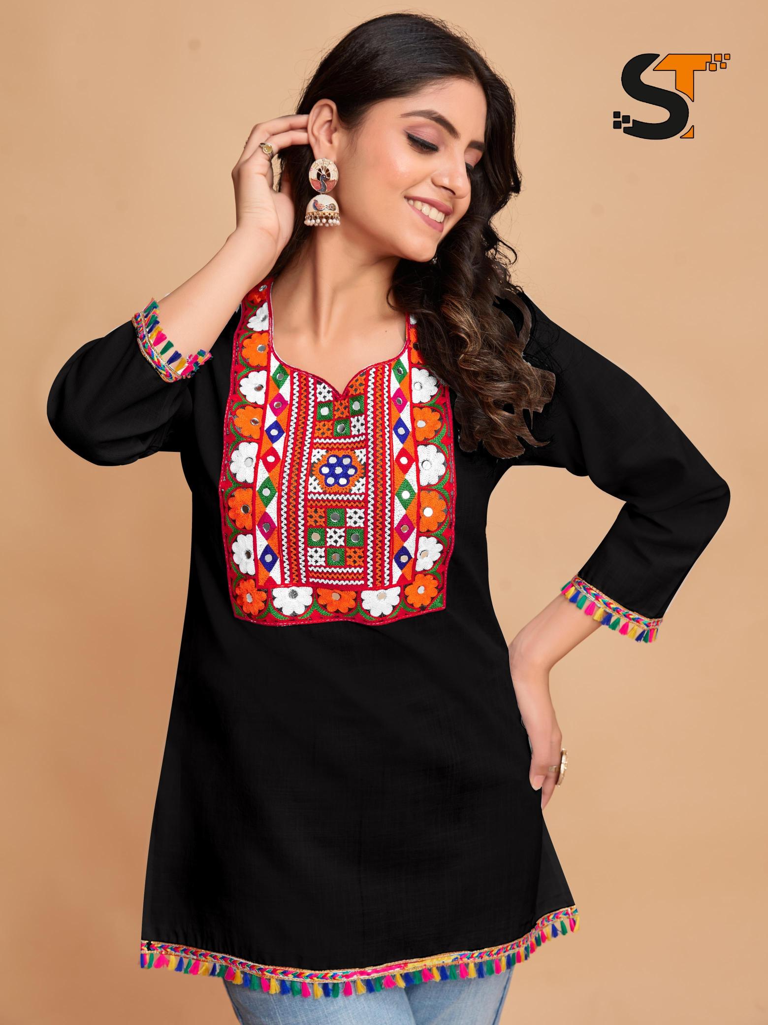 ST cotton vol 2 catalog ladeses kurti in surat