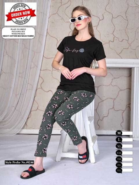 Summer Special VOL.#AT0246 catalog Zipp Pocket Night Suit