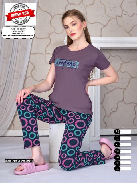Summer Special VOL.#AT0246 catalog Zipp Pocket Night Suit