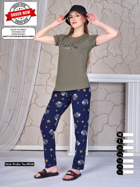 Summer Special VOL.#AT0246 catalog Zipp Pocket Night Suit