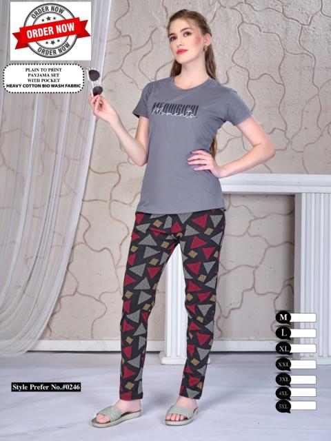 Summer Special VOL.#AT0246 catalog Zipp Pocket Night Suit