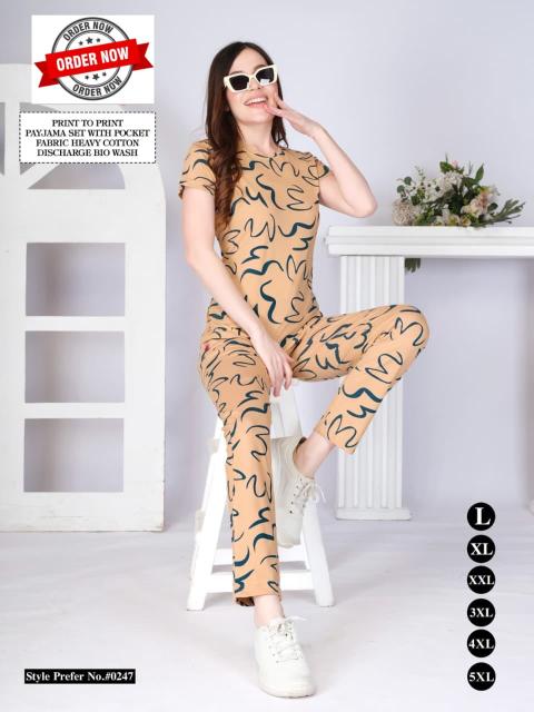 Summer Special VOL.#AT0247 catalog Pocket Night Suit
