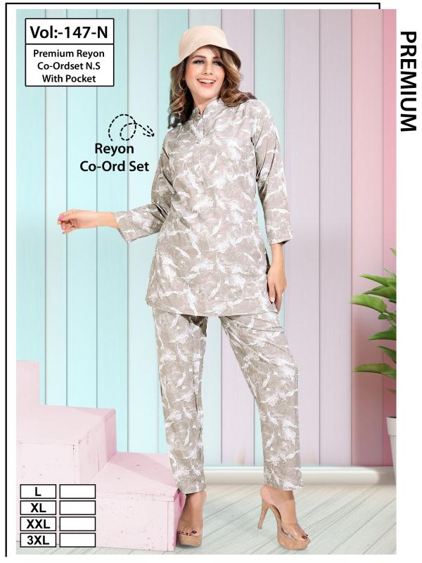 Summer Special VOL.#JC 147 N catalog pocket night dress